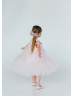 Pink Tulle Empire Waist Flower Girl Dress Pink Tulle Empire Waist Flower Girl Dress